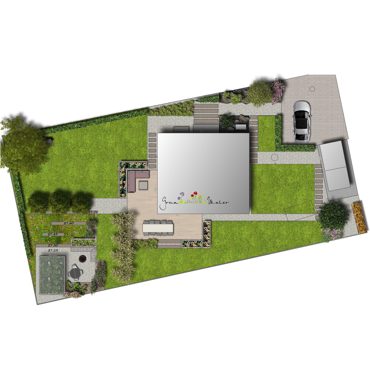 Nutzgarten und Wellness-Oase in Einem